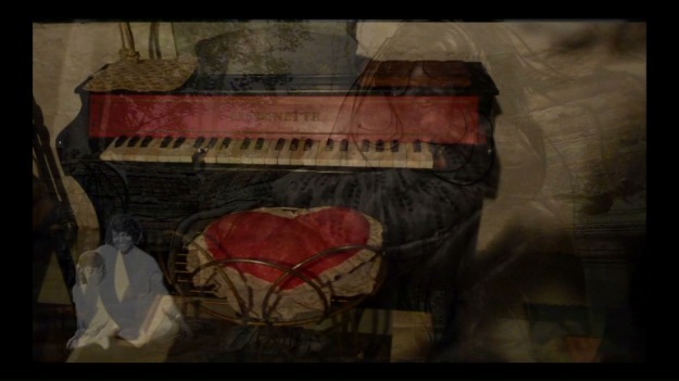 Piano Hair, video stilll from "The Glory Prelude"